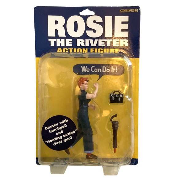 Vintage Rosie the Riveter Action Figure 2003 Accoutrements Unopened Package WWII - Picture 1 of 6